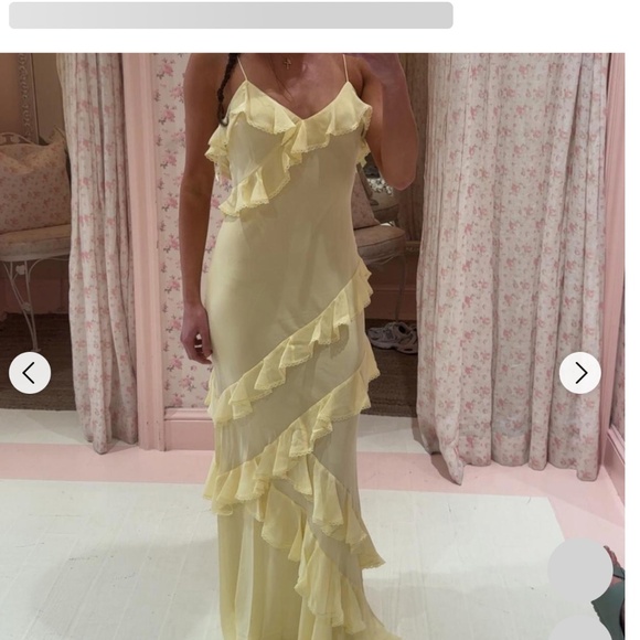 Love Shack Fancy Rialto Ruffle Trim Dress - Picture 6 of 7